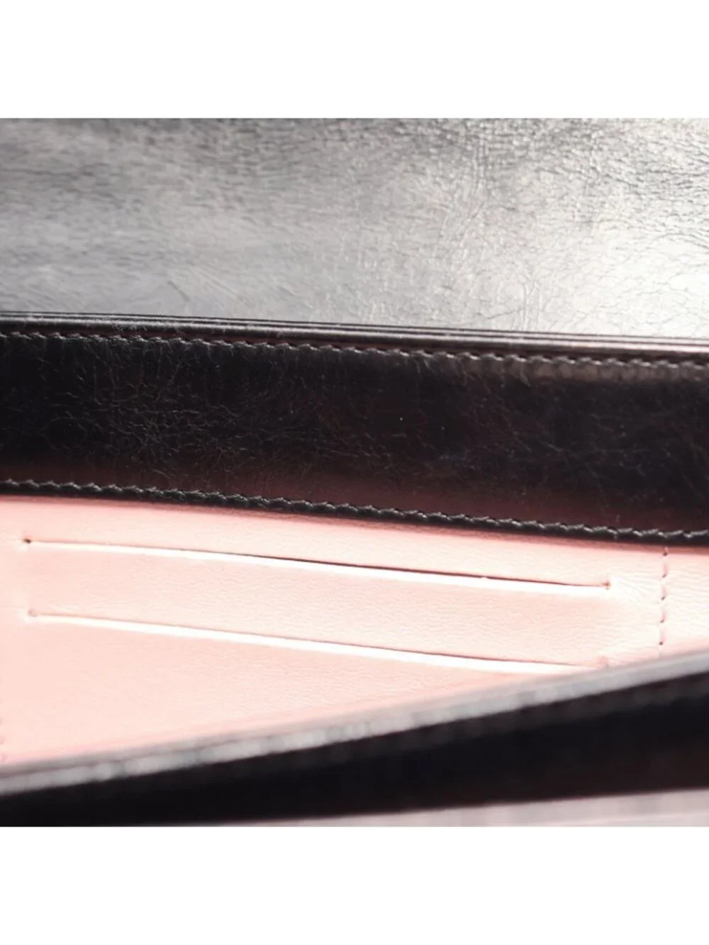 Chanel Shoulder Bag Quilted 2-Way Black Leather Chain
